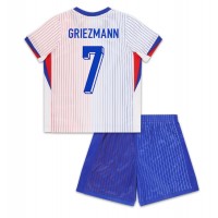 Camiseta Francia Antoine Griezmann #7 Segunda Equipación Replica Eurocopa 2024 para niños mangas cortas (+ Pantalones cortos)